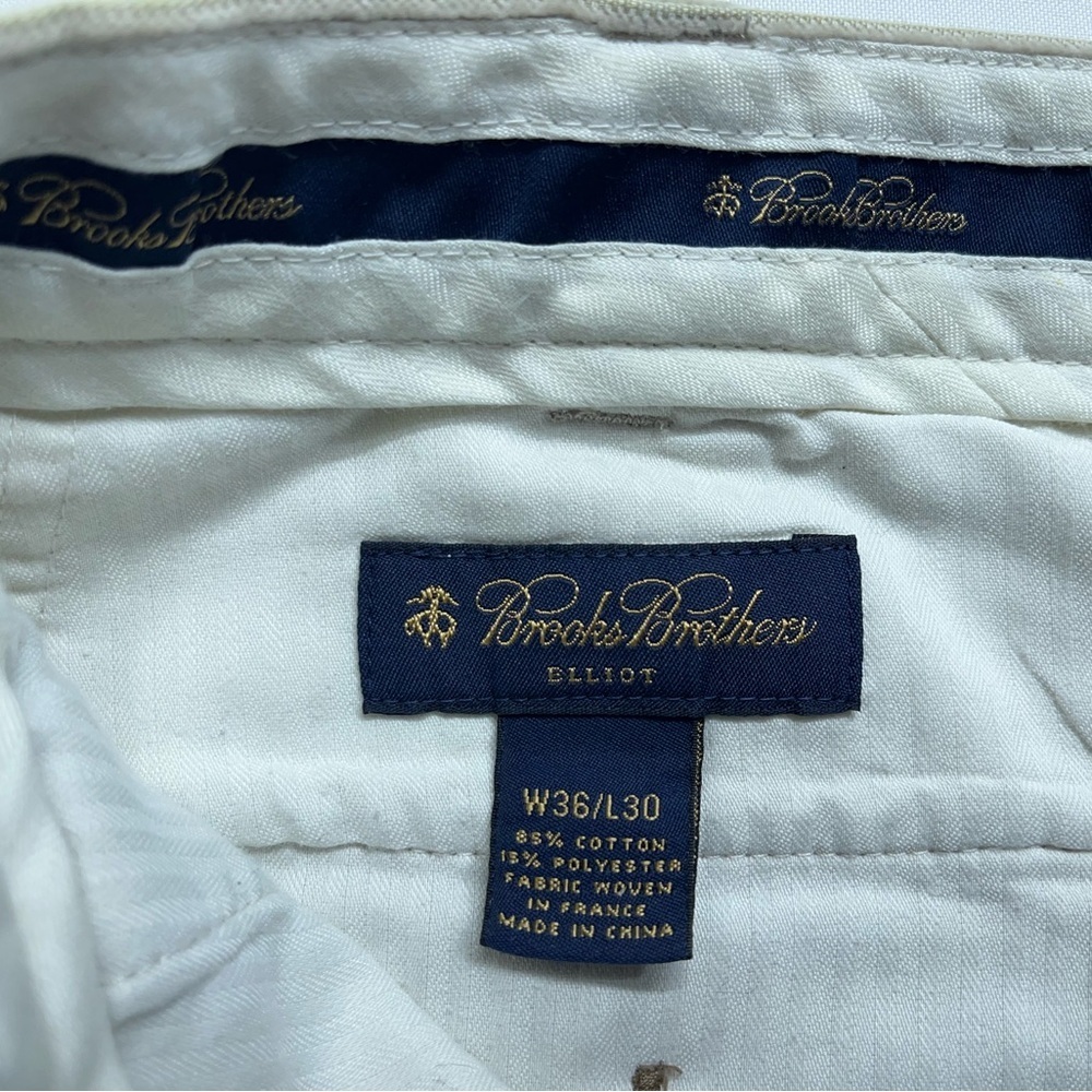 Brooks Brothers Corduroy Pants Mens Size 36x30 Elliot Fit Pleated Cuffed Preppy - Picture 6 of 12